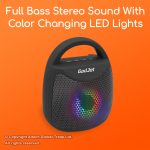 AU05 Gadjet Wireless LED Boombox Speaker Color Changing LED Light
