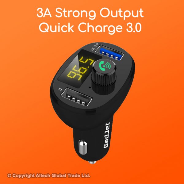 Wireless BT FM Transmitter GadJet