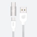 Gadjet CA21 Charge & Sync Cable For Micro USB & Type-C Devices Grey Main