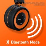 Gadjet AU17 Foldable Hybrid Wireless Headphones Bluetooth Mode