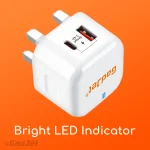 CH55 2 Port Power Adapter For USB-C + USB-A - Bright LED Indicator