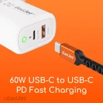 GadJet Long 2-in-1 Rapid Charge & Sync Cable - PD Fast Charging