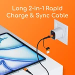 GadJet Long 2-in-1 Rapid Charge & Sync Cable - summary