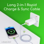 GadJet Long 2-in-1 Rapid Charge & Sync Cable - summary