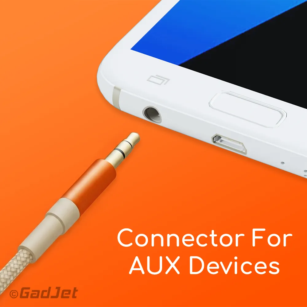 AU39 GadJet 2-in-1 Aux to AUX and USB-C Connector for AUX Devices