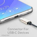 AU50 GadJet C-Sonic USB-C Earphones USB-C Connector