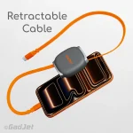 CA62 Retractable Charge & Sync Cable - 1 Metre USB-C PD Cable