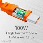 CA62 Retractable Charge & Sync Cable - 100W E-Marker Chip