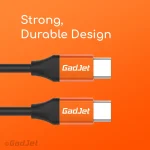 GadJet CA46 USB-C to USB-C Cable - Strong Durable