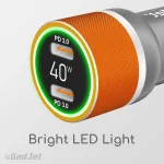 GadJet CH50 Dual USB-C 20W + 20W PD Car Charger - LED