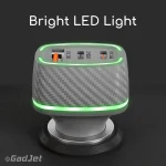 GadJet CH70 Rapid 3-Port Car Charger - Bright LED Light