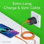 GadJet Extra Long Charge and Sync Cable - For Lightning Devices