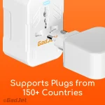 GadJet CH73 Rapid 2-Port World Travel Adapter - Supports Plugs from 150+ Countries