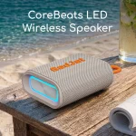 GadJet AU36 CoreBeats LED Wireless Speaker - IPX4 Resistant